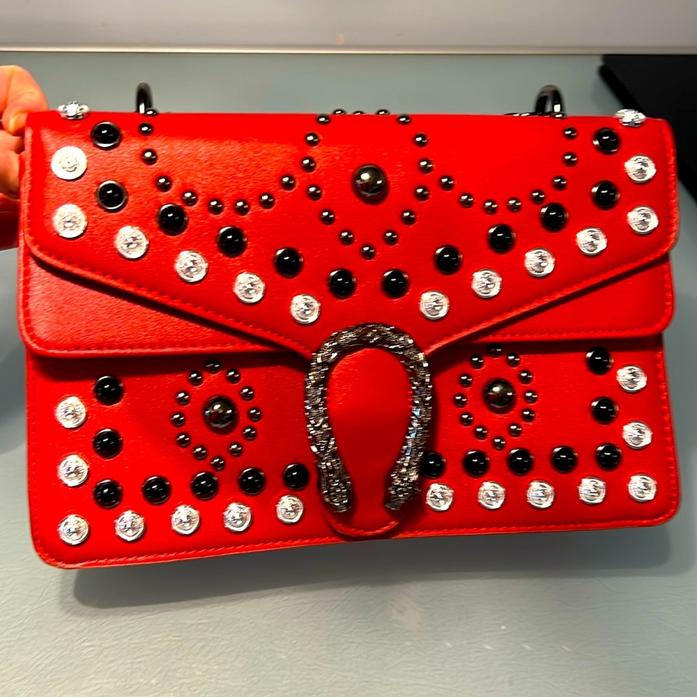 COPY - Red purse- hand made design